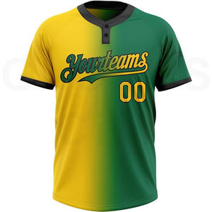 Jersey de béisbol de tela sostenible ecológico hecho de materiales reciclados que ofrece una excelente transpirabilidad Jersey suave - Product Image 2