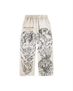 กางเกงจ็อกเกอร์ผู้ชายผ้าฝ้าย 100% น้ำหนักเบา ดีไซน์ใหม่ ประดับเพชรเทียม สไตล์ลำลอง สตรีทแวร์ กางเกงวอร์ม ชุดวอร์ม - Product Image 6