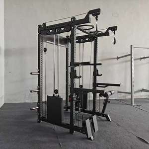 Rack de <span class=keywords><strong>musculation</strong></span> multifonctionnel, cage de squat, machine Smith, entraînement de force, exercices de <span class=keywords><strong>musculation</strong></span>, <span class=keywords><strong>musculation</strong></span> du torse - Product Image 6