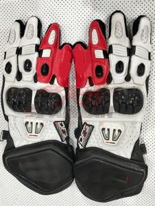 Guantes de motocicleta amarillos de neón 2025 Guantes de moto de carreras unisex Impresión de logotipo personalizado Guantes de carreras protectores multicolores - Product Image 4