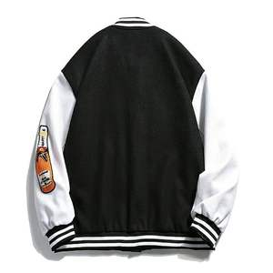 Veste pour homme Vente en gros Nouvel arrivage de veste universitaire Conception à manches régulières entièrement personnalisée Veste universitaire respirante pour hommes - Product Image 3