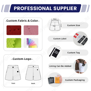 Shorts de sport décontractés pour hommes, taille mi-haute, shorts de basket-ball, shorts en maille respirants à séchage rapide avec élastique - Product Image 5