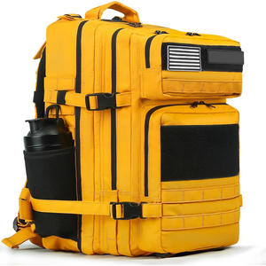 Mochila táctica para exteriores con impresión de logotipo personalizado, carcasa impermeable, cómodas correas de hombro y espacio de almacenamiento adicional - Product Image 1