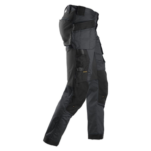 Pantalones Cargo de Lona de Cintura Alta para Hombre, Material Resistente, Multibolsillos, Tejido Transpirable, Ropa Casual para Exteriores, Peso Pesado - Product Image 5