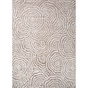 Alfombra Aurelia de Lana y Viscosa Hecha a Mano, Gris y Negra, Modelo Tra-15052 con Diseño Abstracto para Sala de Estar, Dormitorio o Pasillo - Product Image 1