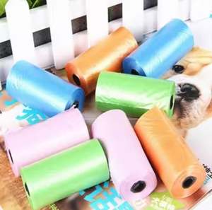 Origine du Vietnam vert clair sacs de merde de chien biodégradables personnalisés 50 rouleaux maison compostable en plastique écologique sac de déchets pour animaux de compagnie - Product Image 4