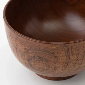 Cuenco de madera hecho a mano de forma redonda de primera calidad con acabado seguro para alimentos y superficie lisa disponible a granel - Product Image 6