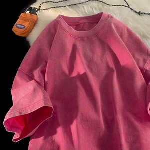 T-shirt vintage de marque de luxe pour homme, streetwear, jersey délavé minéral, coupe ample, imprimé sur le devant, style décontracté pour garçons - Product Image 3