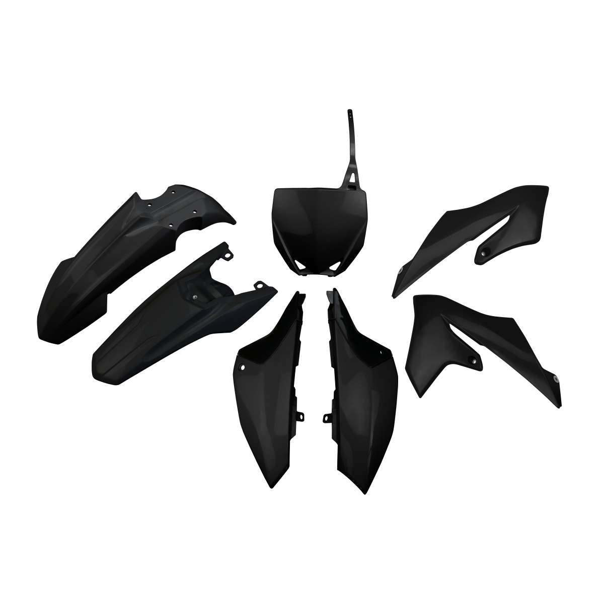 XFUN Black Plastic Kit for Yamaha YZ 65 2019-2025 Motorcycles