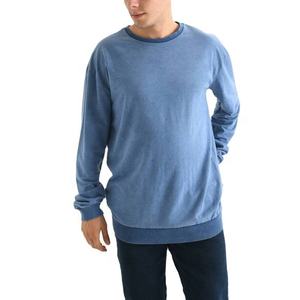 Sweat-shirt épais délavé à l'acide pour homme 300 GSM, style vintage streetwear, col rond, fabricant OEM personnalisé sous marque privée - Product Image 3