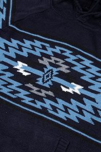 2024 Otoño Invierno moda hombres tejido con capucha pulóveres transpirable manga larga Color sólido cálido prendas de punto Casual 3D patrón - Product Image 4