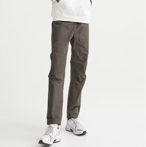 Customizable Logo <b>Men's</b> Streetwear Casual <b>Jeans</b> Zipper Style Cargo Pant with Straight Pattern Stacked Sweatpants - Product Image 1