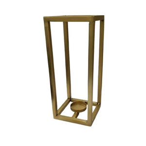 Metal T <b>Light</b> Candle holder <b>Lantern</b> Gold Plated Luxury Iron Handmade Candle Holder for Christmas Decoration <b>Indoor</b> Outdoor - Product Image 1