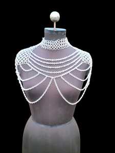 สร้อยโชคเกอร์โซ่อลูมิเนียมโซ่เส้นเล็กสำหรับใส่ในเทศกาลแต่งสไตล์ยุคกลางโดยตรงจากโรงงานอินเดีย - Product Image 2