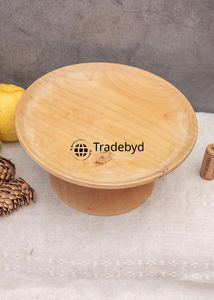 Soporte de pastel de madera hecho a mano de lujo para servir postres de fiesta de boda elegante y Decoración de mesa Tradebyd - Product Image 4