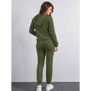 <b>Modest</b> Custom Women Tracksuit Hoodie Regular Fit Long Sleeve Jogging <b>Sportswear</b> Sweatshirt Hoody with Button Detail - Product Image 3