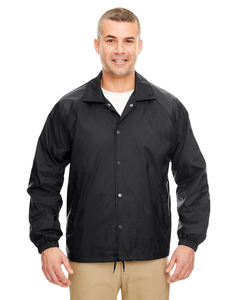Vente en gros sur mesure Vestes d'entraîneurs pour hommes Vestes coupe-vent imperméables pour hommes Vestes d'entraîneurs bleues pour hommes unisexes - Product Image 1