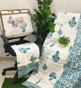 Ensemble de literie en coton d'hôtel, ensembles de couettes imprimées à la main, literie pour toutes les saisons, pour hôtels, ensembles de couettes, ensembles de literie - Product Image 1