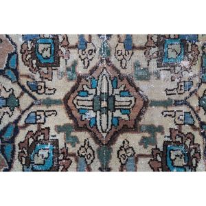 Alfombra Turca Vintage, Alfombra de 3.1x6.2 pies, Alfombra Geométrica con Detalles en Marrón - Product Image 4