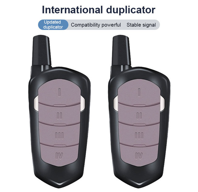 433MHz Universal Garage Remote Control Duplicator with Learning Code Fixed Rolling Code Gate Door Opener ABS Shell 20-100m Range
