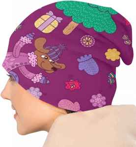 Gorro de Invierno Suave para Niños, Tejido con Encaje de Diamantes de Imitación Personalizado, Estilo Casual Urbano, 100% Algodón - Product Image 5