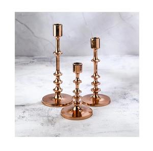 Ensemble de bougeoirs en métal bohème chic avec découpes décoratives, parfait pour la décoration de la table, du salon, de la chambre ou des événements - Product Image 5