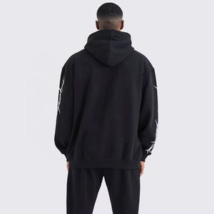 Streetwear personnalisé Survêtement Pantalon de survêtement évasé de haute qualité Sweat à capuche unisexe vierge et survêtement empilé Ensemble pour hommes - Product Image 5