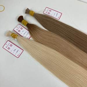 Extensiones de cabello humano vietnamita recto Natural alineado con cutícula virgen 100% de alta calidad, suministro a granel de ondas naturales de grado Remy - Product Image 4