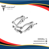 Outils dentaires professionnels de haute qualité pour chevaux, en acier inoxydable allemand, ensemble de 4 pièces, poignées ergonomiques, flotteurs dentaires, usage vétérinaire, diagnostic
