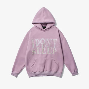 เสื้อฮู้ดสำหรับผู้ชายผ้าโพลีเอสเตอร์ทำจากพลอยเทียมมีฮู้ดสำหรับผู้ชาย - Product Image 1
