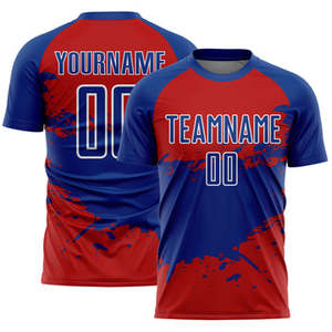 เสื้อฟุตบอลผู้ใหญ่แบบยูนิเซ็กซ์ แห้งเร็ว ระบายอากาศได้ดี ผลิตจากโพลีเอสเตอร์ 100% รับสกรีนชื่อและหมายเลข พิมพ์ลายแบบซับลิเมชั่น น้ำหนักผ้า 180 กรัม รับผลิตแบบ OEM - Product Image 3