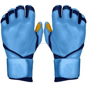 Gants de frappeur de baseball personnalisés de qualité supérieure, manchette longue, gants de sport en cuir antidérapants pour les BBG-0039 d'entraînement, vente en gros - Product Image 6