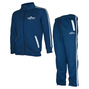 Survêtement À Capuche Jogger Deux Pièces Jogging Survêtement Ensemble Hommes Survêtements Logo Personnalisé Sport Porter Polyester Tech Polaire Fermeture Éclair Complète - Product Image 6