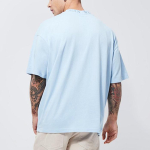 Camisetas para hombre, camisetas en blanco de algodón 100%, camiseta de gran tamaño de alta calidad, diseño de logotipo personalizado, camiseta con hombros caídos para hombre - Product Image 6