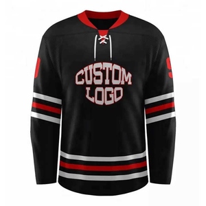 Venta al por mayor de camisetas de hockey personalizadas para hombres impresión por sublimación tela de secado rápido Oem Odm uniformes de malla transpirable diseño cosido - Product Image 1