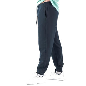 Pantalones de chándal unisex informales de algodón para hombre, ropa de entrenamiento de color sólido, pantalones de chándal transpirables - Product Image 4