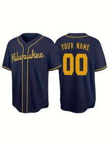 Ensemble de maillots de baseball et softball unisexe de haute qualité avec boutons en maille, uniformes de sport personnalisés à impression complète, meilleur sport doux de la manufacture - Product Image 2
