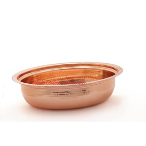 Tazón de pedicura martillado de cobre moderno para tratamientos de spa y salón de pies lavabo de remojo de pies hecho a mano para relajación y masaje - Product Image 2