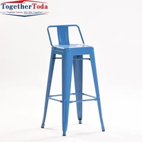 Chaises et tables en fer pour comptoir de club, cuisine industrielle, salle à manger, chaises hautes avec repose-pieds, tabouret de bar haut en métal moderne pour salon