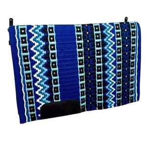 Tapis de selle Western Wool Show colorés personnalisables pour chevaux Couverture en laine équine avec taille et support de logo - Product Image 2