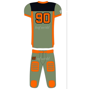 2023 maillots de Football américains personnalisés en sergé meilleure offre de gros d'usine XL grande taille sport respirant imprimé pour les garçons - Product Image 5