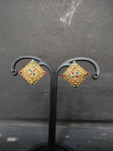 Super Selling Trendy Style Earrings <b>Set</b> with 22CT Gold Plated Earrings <b>Jewelry</b> <b>for</b> <b>Women</b> Wear by Indian Exporters - Product Image 4