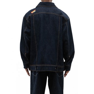 2026 Men Patchwork <b>Jeans</b> Jacket Low MOQ Men Patchwork <b>Jeans</b> Jacket New Arrival Men Patchwork <b>Jeans</b> Jacket - Product Image 2