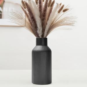 Décor à la maison luxueux moderne couleur argent métal Vase à fleurs finition de revêtement en poudre pour de superbes pots de fleurs florales jardinières - Product Image 3