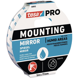 PRO Mirror 66952 สีขาว สำหรับเทปติดตั้ง TESA ความยาว 5 ม. กว้าง 19 มม. สำหรับใช้ในสำนักงาน - Product Image 3