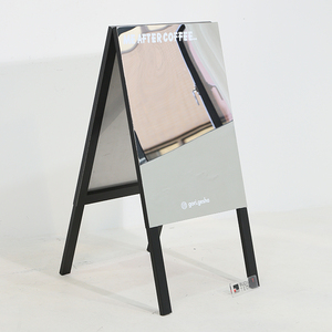 Custom <b>Printed</b> Foldable Pavement Signs Stand Outdoor a <b>Frame</b> Sidewalk Sign for Cafe Shop Boutique - Product Image 4