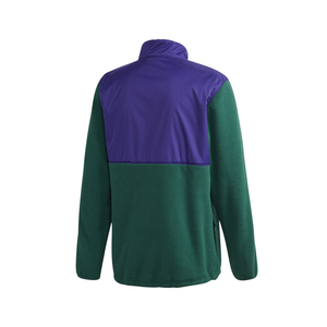 Veste de survêtement à demi-zip Adidas Winterized pour homme, sweats actifs, couleur : vert collégial/violet collégial, 100% authentique - Product Image 3