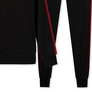 Conjunto deportivo de algodón moderno para hombre con franjas laterales, bordes acanalados y cintura elástica, subido por Dress Sports - Product Image 6