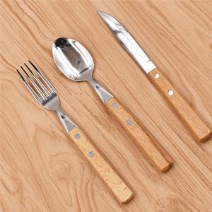 Haute qualité or argenterie voyage mariage or miroir poli ensemble de couverts blanc céramique poignée ronde ensemble de couverts - Product Image 4