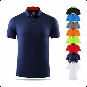 Camiseta de polo de verano de estilo británico para hombre, camiseta de manga corta informal versátil, adelgazante solapa superior, moda de verano de punto transpirable - Product Image 1